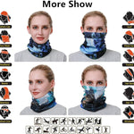 Headband Neck Gaiter Head Wrap Headwear Face Mask Magic Scarf Bandana for Men and Women