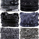 Headband Neck Gaiter Head Wrap Headwear Face Mask Magic Scarf Bandana for Men and Women