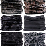 Headband Neck Gaiter Head Wrap Headwear Face Mask Magic Scarf Bandana for Men and Women