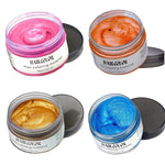 Natural Gold Hair Color Wax Dye, Temporary Gold Hair Spray Color, Blonde Hair Spray Temporary,Blond Hair Spray Color Temporary Washable Hair Wax Color for Halloween Cosplay,Party,Masquerade.Etc (Gold)