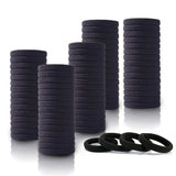 100PCS Black Hair Ties for Ponytails 