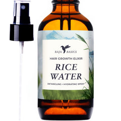 Rice Water for Hair Growth by , Thickness, Strength, Shine - Natural Leave-In Conditioner for Scalp, Dry Split End Moisturizer - Mist Spray for Curly, Straight, Thick, Thin Hair 4Oz