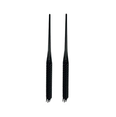 3 Row Styler Brush, 7 in | Hair Styling Comb | Travel Hairbrush for Women | Rat Tail Comb for Detangling (Black)