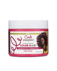 Color Blast Hair Wax, Temporary Curl Defining Wax, Sangria, (6.0 Oz)