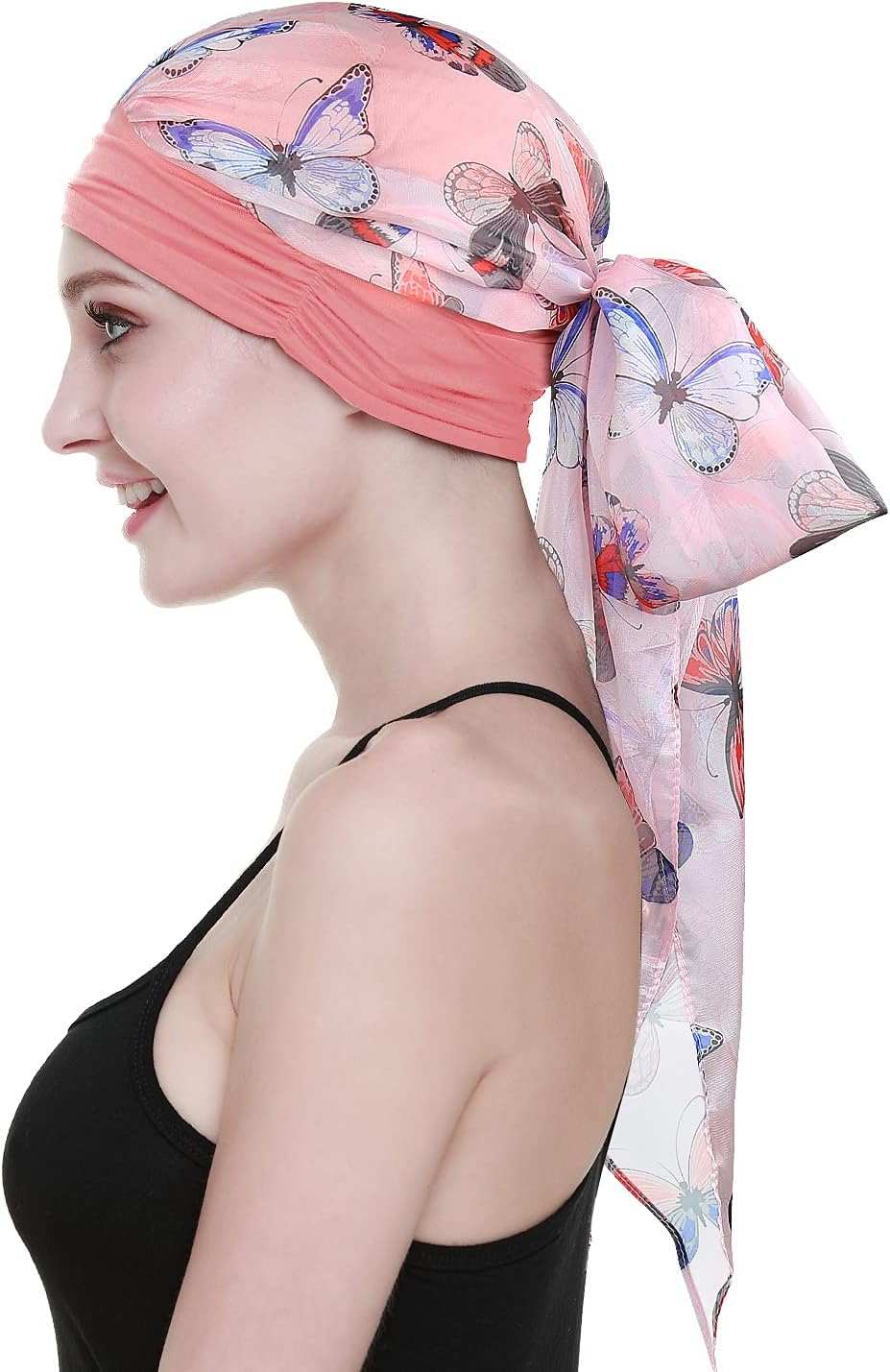 Chemo Headwear Turbans for Women Long Hair Head Scarf Headwraps CancerProduct Description 
Natural 95% bamboo viscose 5%Spandex premium fabric
1st class stunning scarves in 80 patterns and colors including another listing
Full head covWomen Long Hair Head Scarf Headwraps Cancer Hats