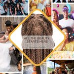 Full Lace Frontal Knotless Box Braid Wig- Glueless Synthetic Cornrow Braided Lace Front Wigs with Baby Hair 