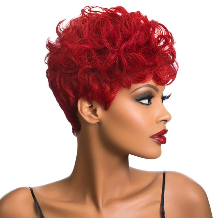 Grey Pixie Cut Wig with Bangs - Short and Fluffy, Natural Wavy Style for Black Women (Grey)











Worried that your wispy locks can't accommodate a bold short hairstyle? The combination of pixie cut hair and Gray color can give you a smartFluffy, Natural Wavy Style