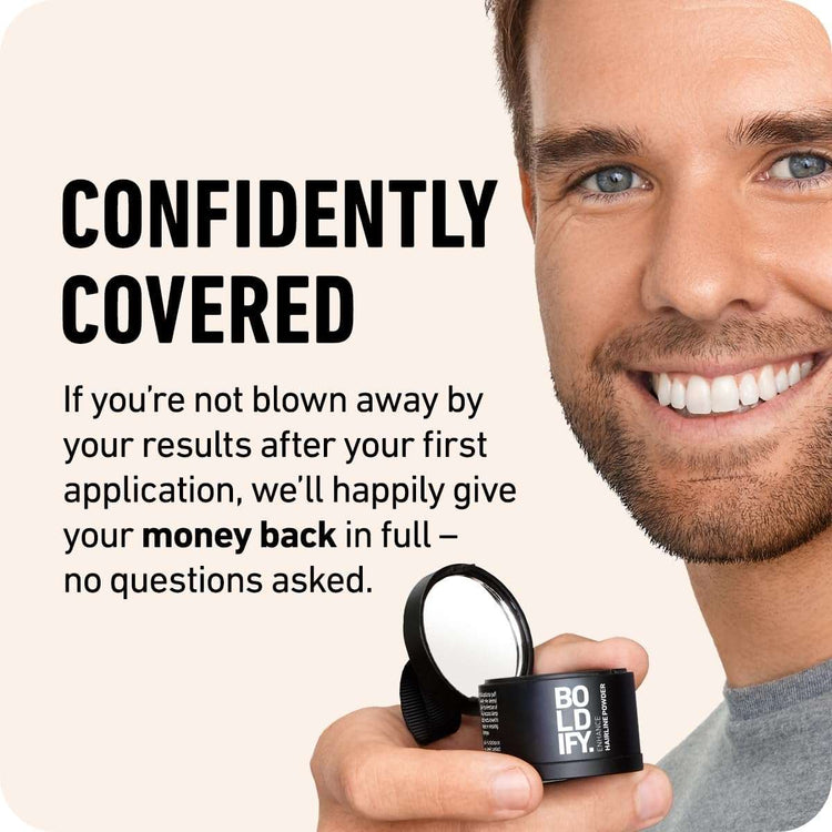 Hairline Powder Instantly Conceals Hair Loss, Root Touch up Hair Powder, Hair Toppers for Women & Men, Hair Fibers for Thinning Hair, Root Cover Up, Stain-Proof 48 Hour Formula (Dark Brown)