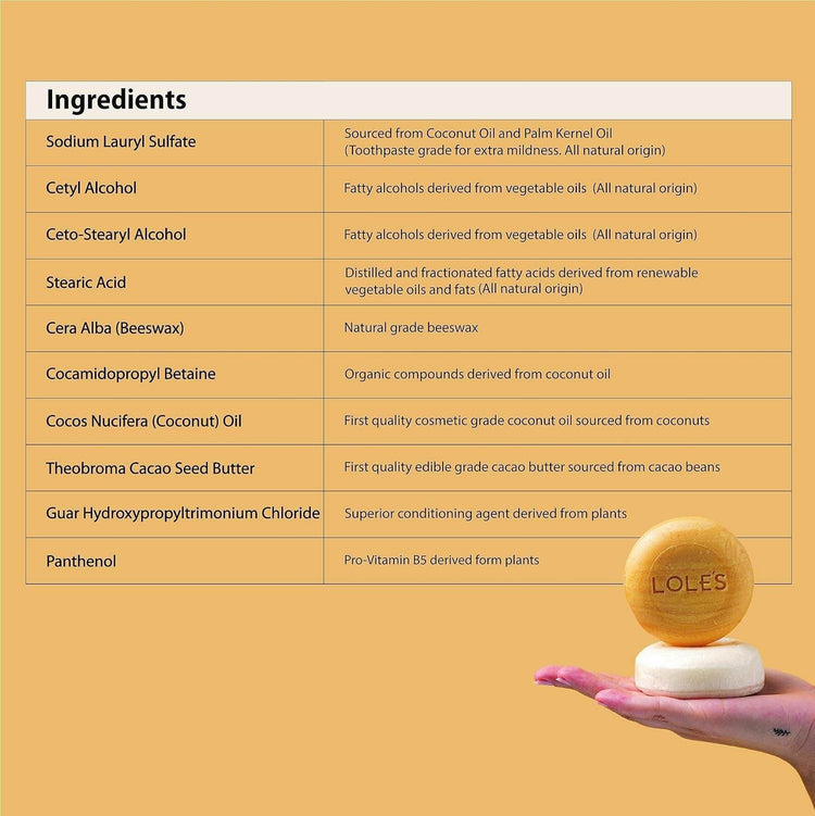 Shampoo Bar & Conditioner 2In1 with Jojoba Oil for Itchy Scalp & Dandruff, Moisturizes & Cleans Scalp, 99% Natural Origin Ingredients, Sustainably Sourced Beeswax, Free from Preservatives, Silicones, Soap, & Dyes, with Plastic Free Packaging, 3.5 Oz